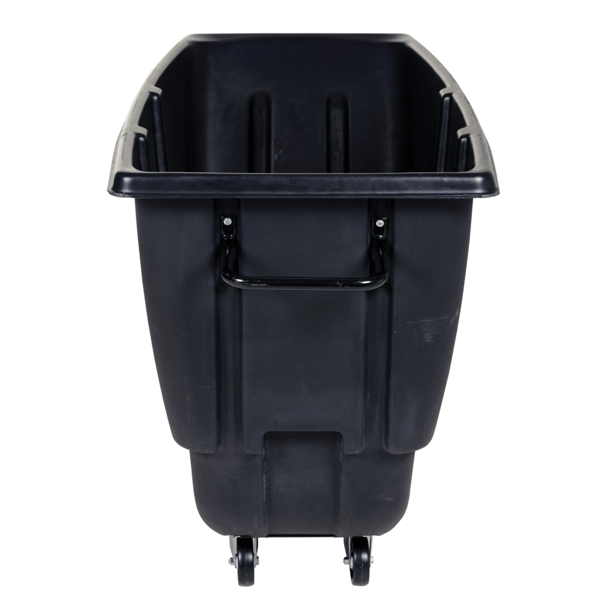 Vestil Plastic Light Duty Tilt Truck 1/2 Cubic Yard 450 Lb. Capacity Black TDT-50-LD-BLACK