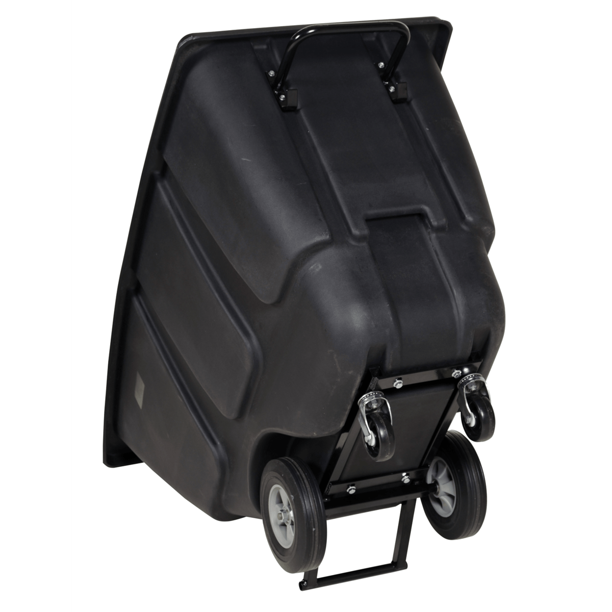 Vestil Plastic Light Duty Tilt Truck 1/2 Cubic Yard 450 Lb. Capacity Black TDT-50-LD-BLACK