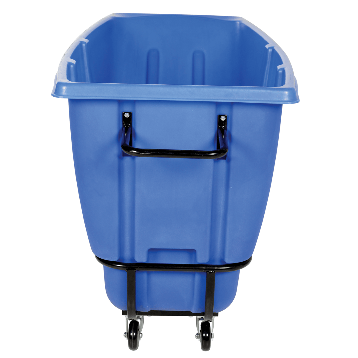 Vestil Plastic Heavy Duty Tilt Truck 1/2 Cubic Yard 1400 Lb. Capacity Blue TDT-50-HD-BLUE