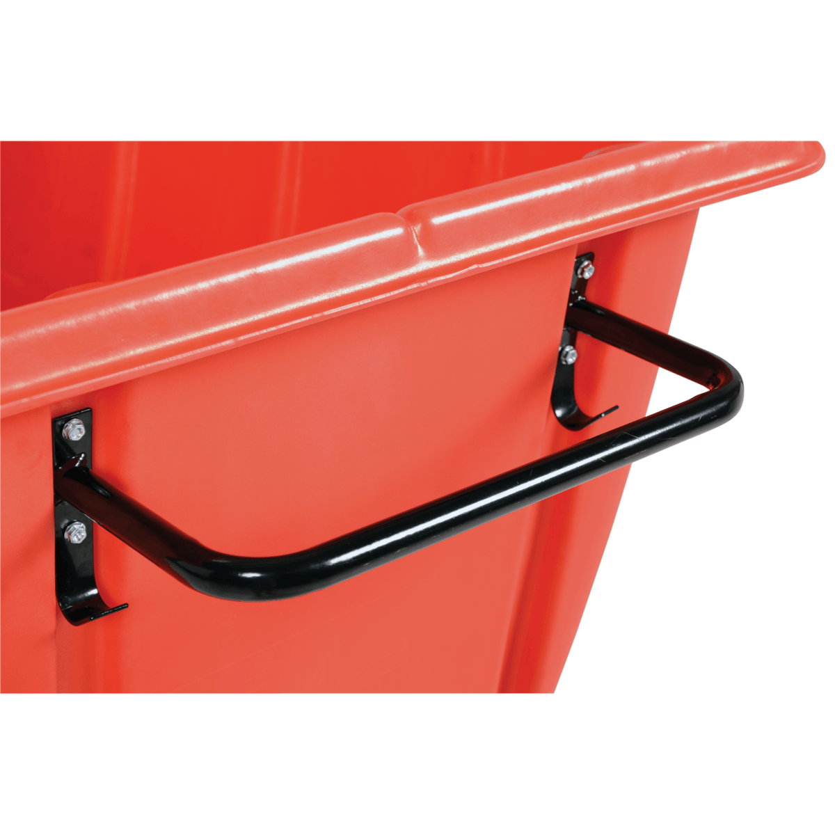 Vestil Plastic Light Duty Tilt Truck 1/2 Cubic Yard 450 Lb. Capacity Red TDT-50-LD-RED