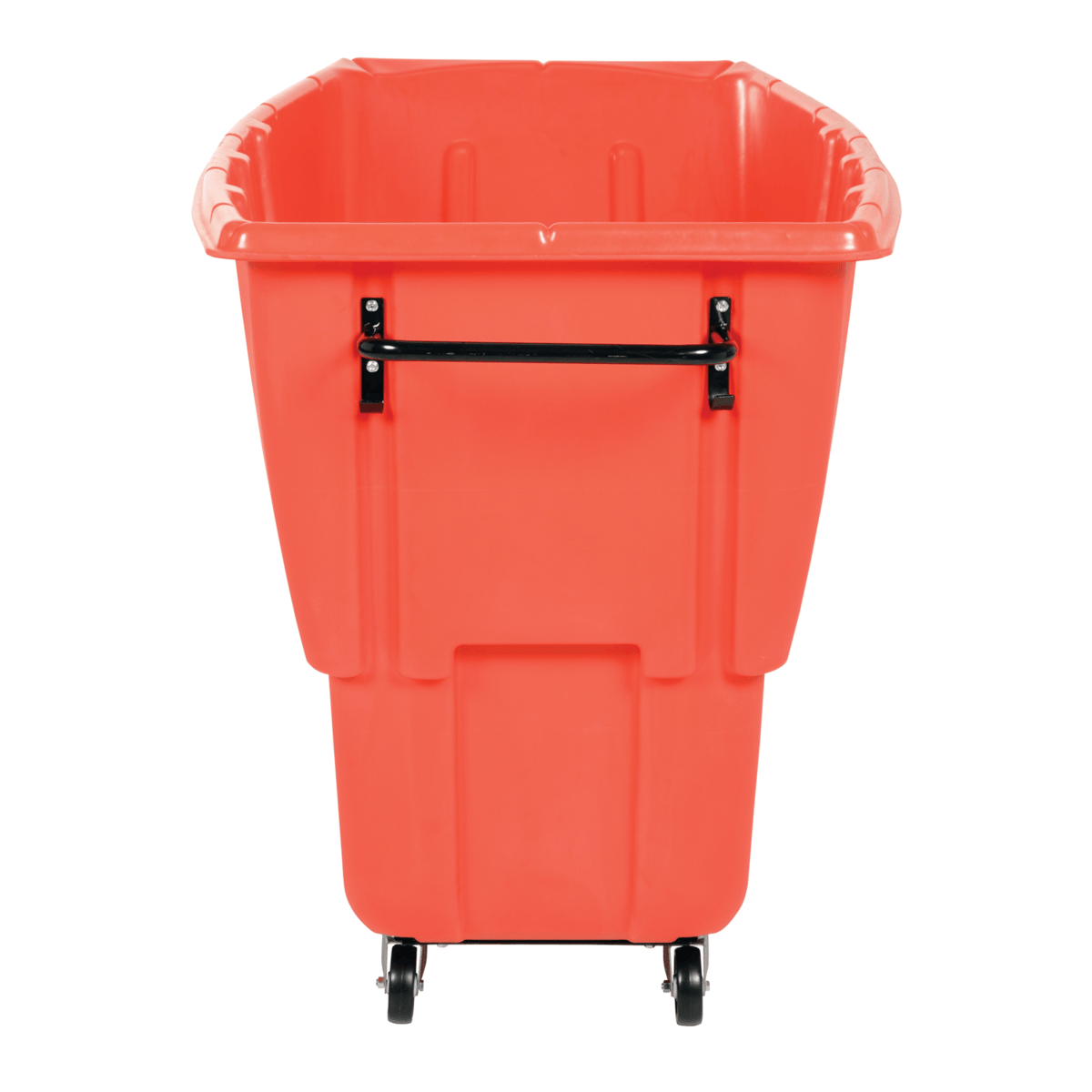 Vestil Plastic Light Duty Tilt Truck 1/2 Cubic Yard 450 Lb. Capacity Red TDT-50-LD-RED