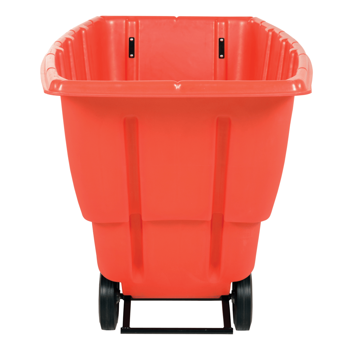 Vestil Plastic Light Duty Tilt Truck 1/2 Cubic Yard 450 Lb. Capacity Red TDT-50-LD-RED