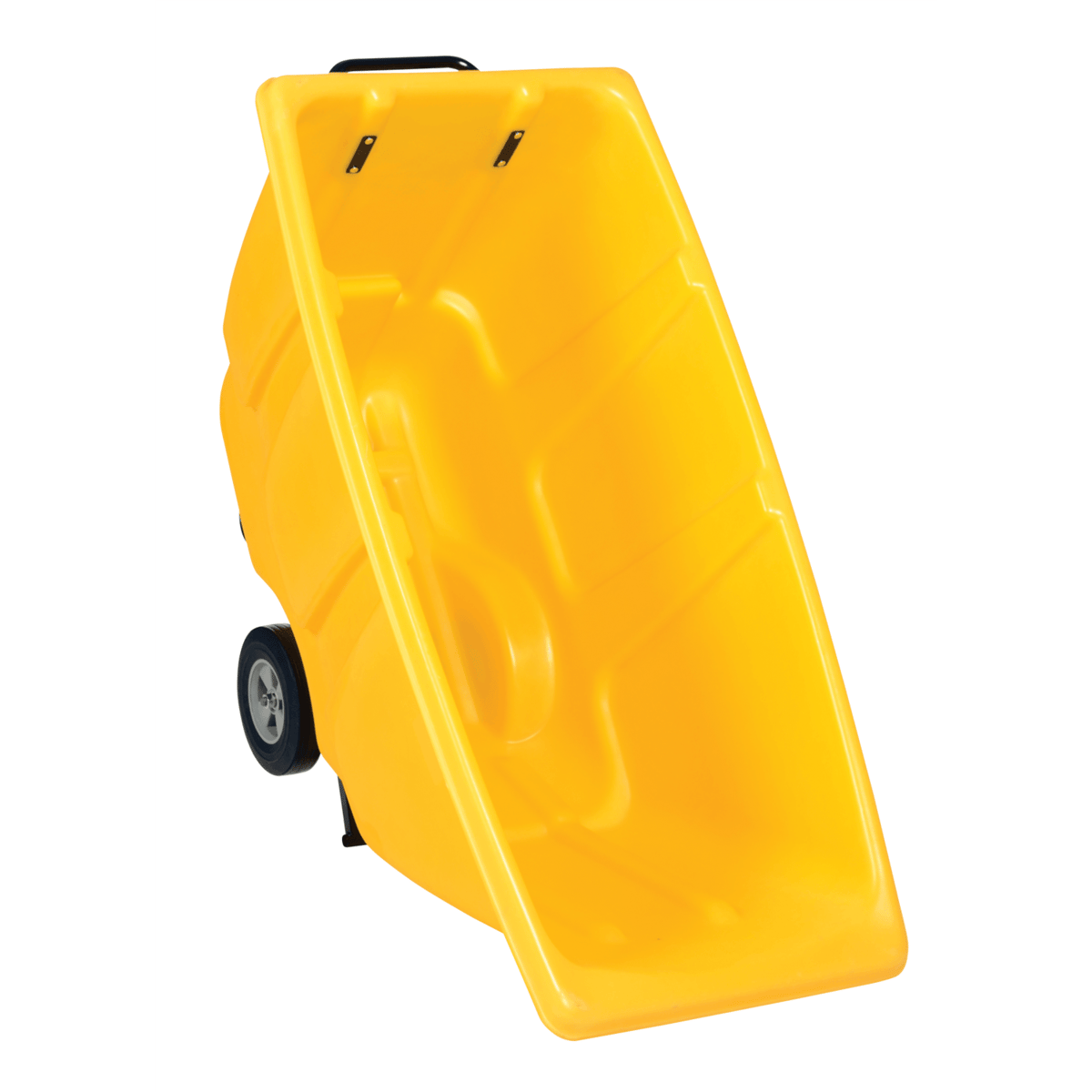 Vestil Plastic Light Duty Tilt Truck 1/2 Cubic Yard 450 Lb. Capacity Yellow TDT-50-LD-YELLOW