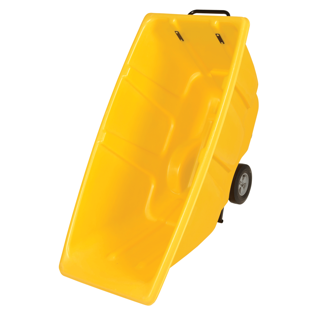 Vestil Plastic Light Duty Tilt Truck 1/2 Cubic Yard 450 Lb. Capacity Yellow TDT-50-LD-YELLOW