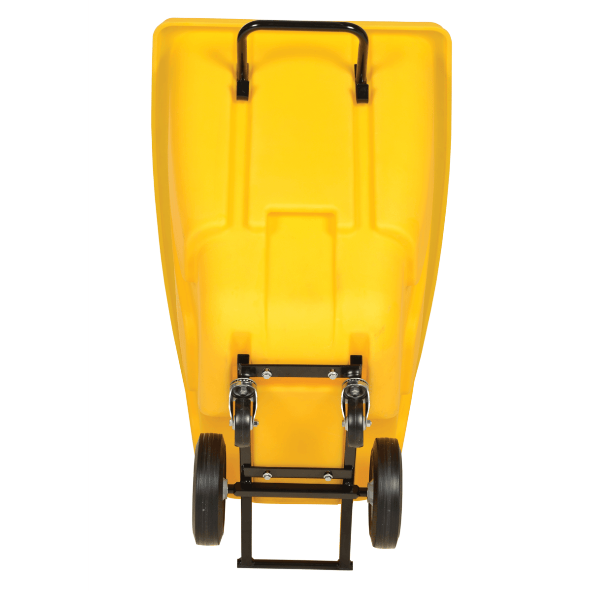 Vestil Plastic Light Duty Tilt Truck 1/2 Cubic Yard 450 Lb. Capacity Yellow TDT-50-LD-YELLOW