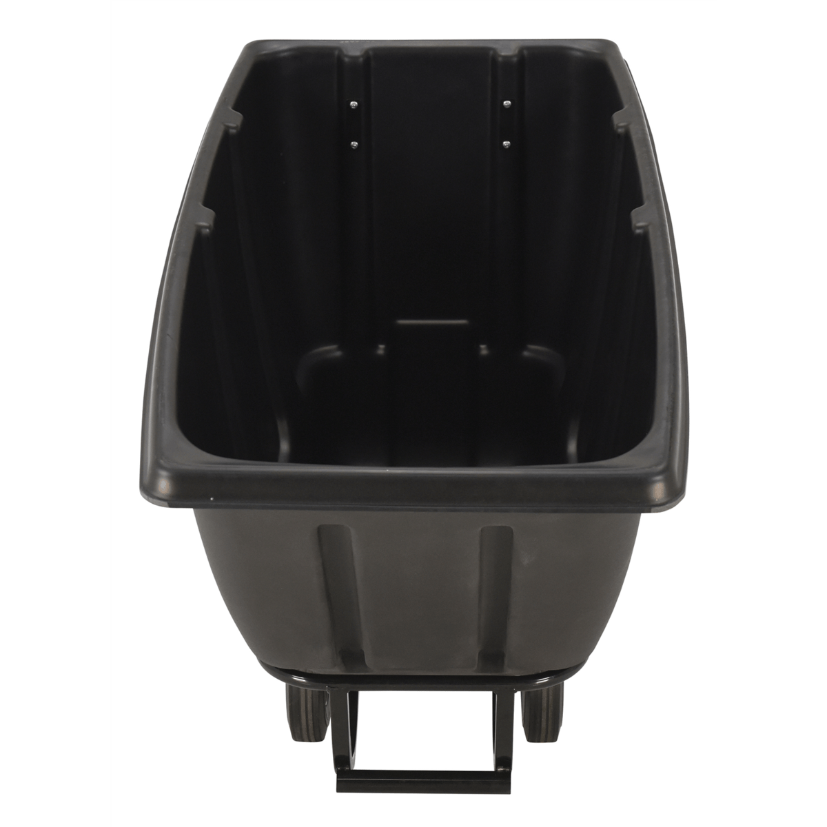 Vestil Plastic Medium Duty Tilt Truck 1/2 Cubic Yard 850 Lb. Capacity Black TDT-50-MD-BLACK