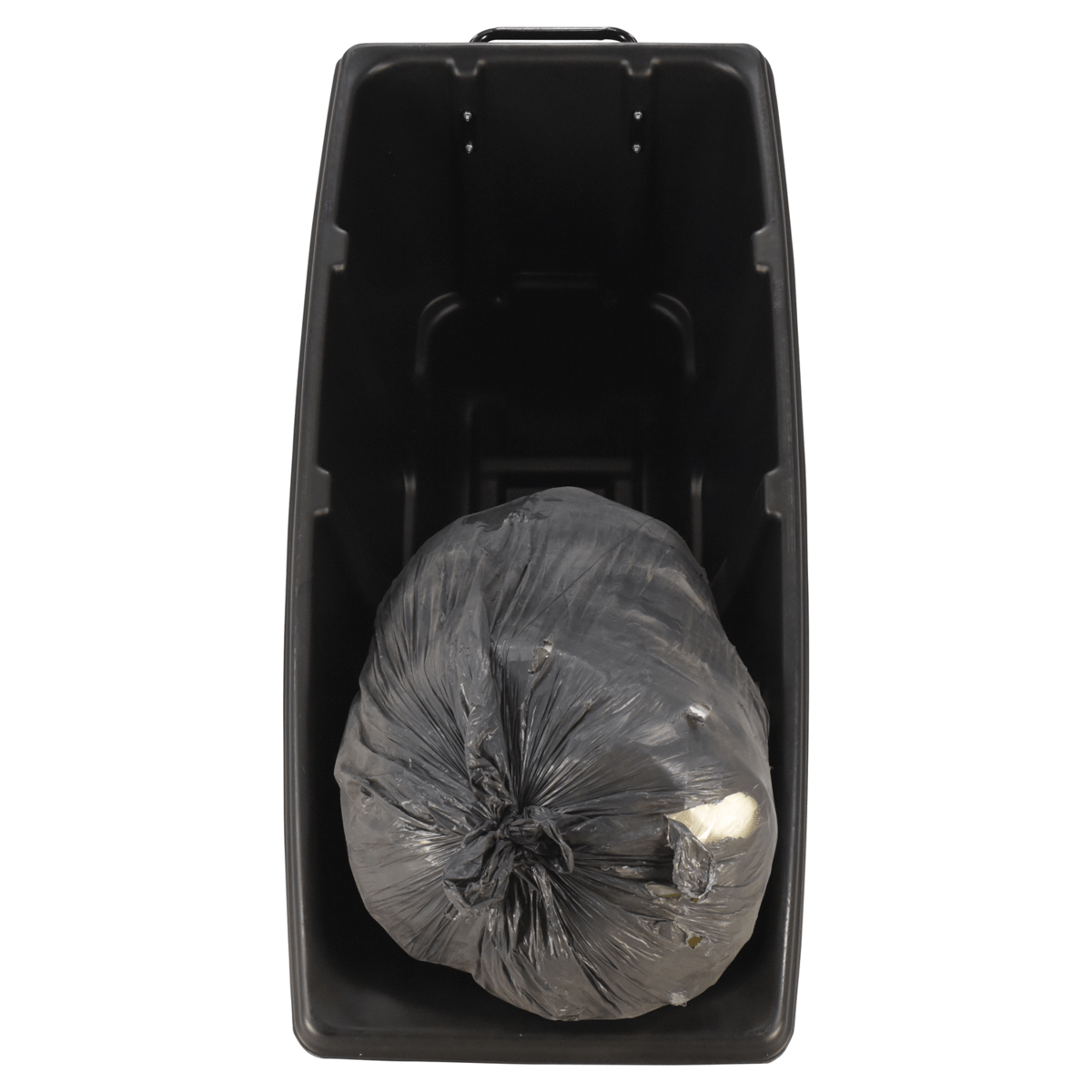 Vestil Plastic Medium Duty Tilt Truck 1/2 Cubic Yard 850 Lb. Capacity Black TDT-50-MD-BLACK