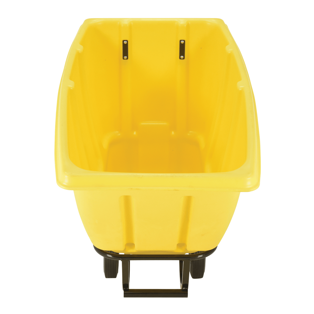 Vestil Plastic Medium Duty Tilt Truck 1/2 Cubic Yard 850 Lb. Capacity Yellow TDT-50-MD-YELLOW