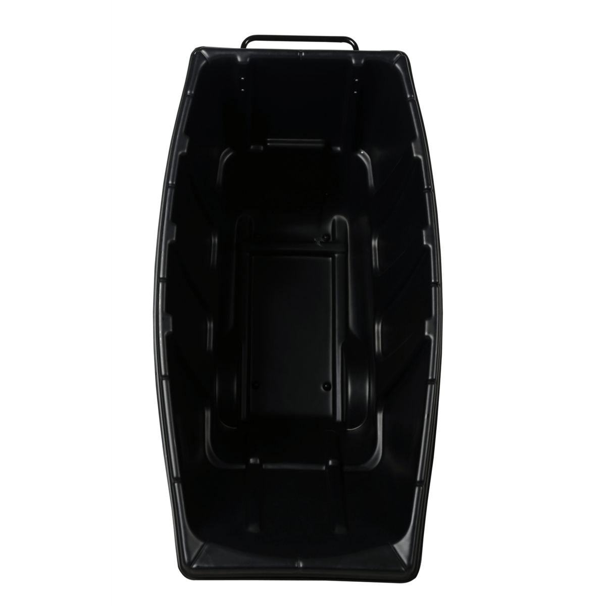 Vestil Plastic Heavy Duty Tilt Truck 1 Cubic Yard 2100 Lb. Capacity Black TDT-100-HD-BLACK