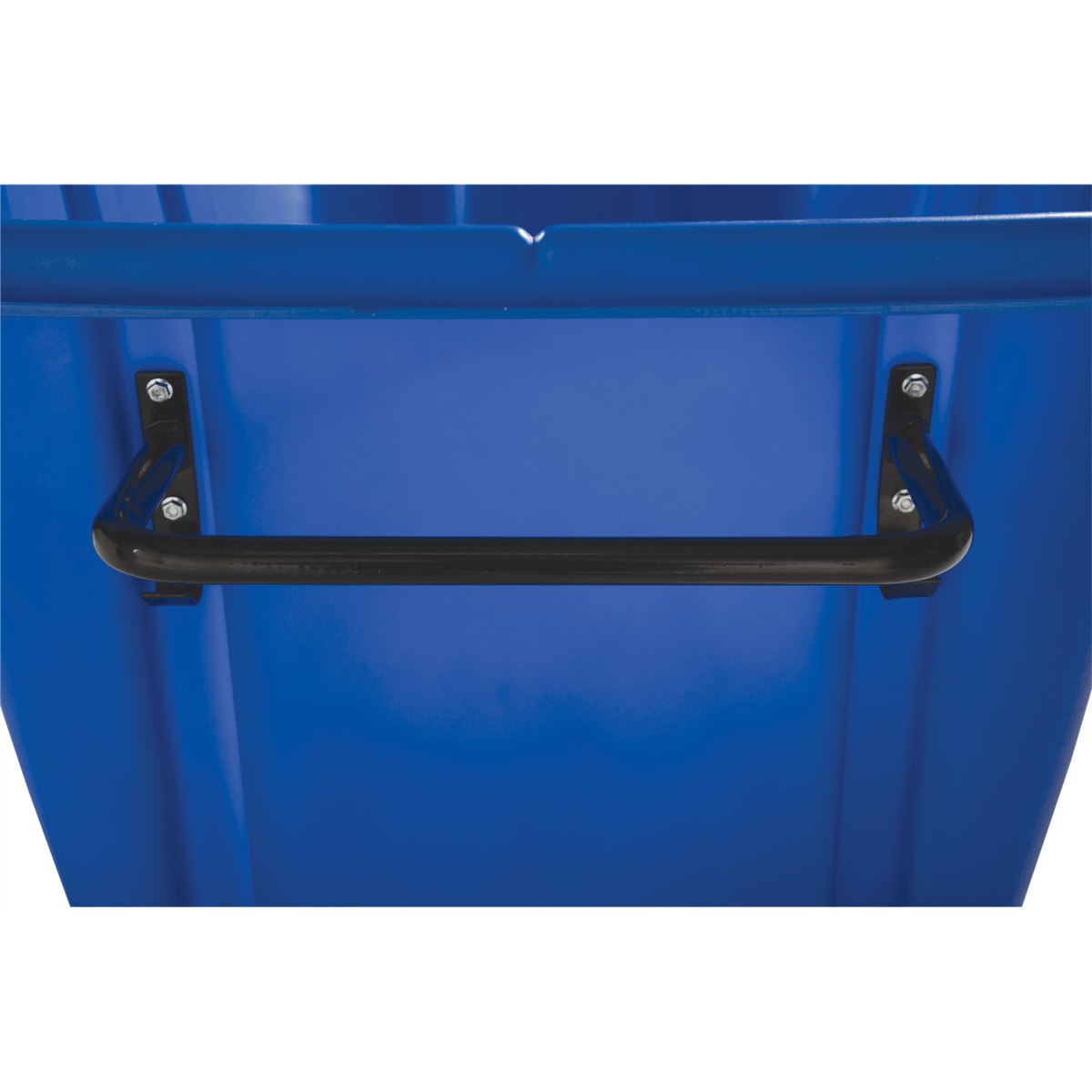 Vestil Plastic Heavy Duty Tilt Truck 1 Cubic Yard 2100 Lb. Capacity Blue TDT-100-HD-BLUE