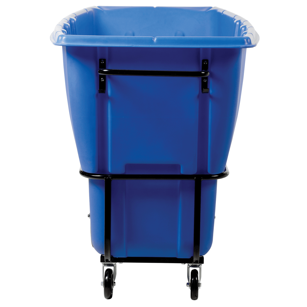 Vestil Plastic Heavy Duty Tilt Truck 1 Cubic Yard 2100 Lb. Capacity Blue TDT-100-HD-BLUE
