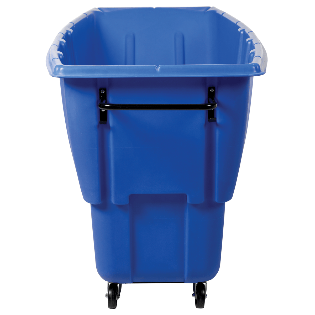 Vestil Plastic Medium Duty Tilt Truck 1 Cubic Yard 1250 Lb. Capacity Blue TDT-100-MD-BLUE