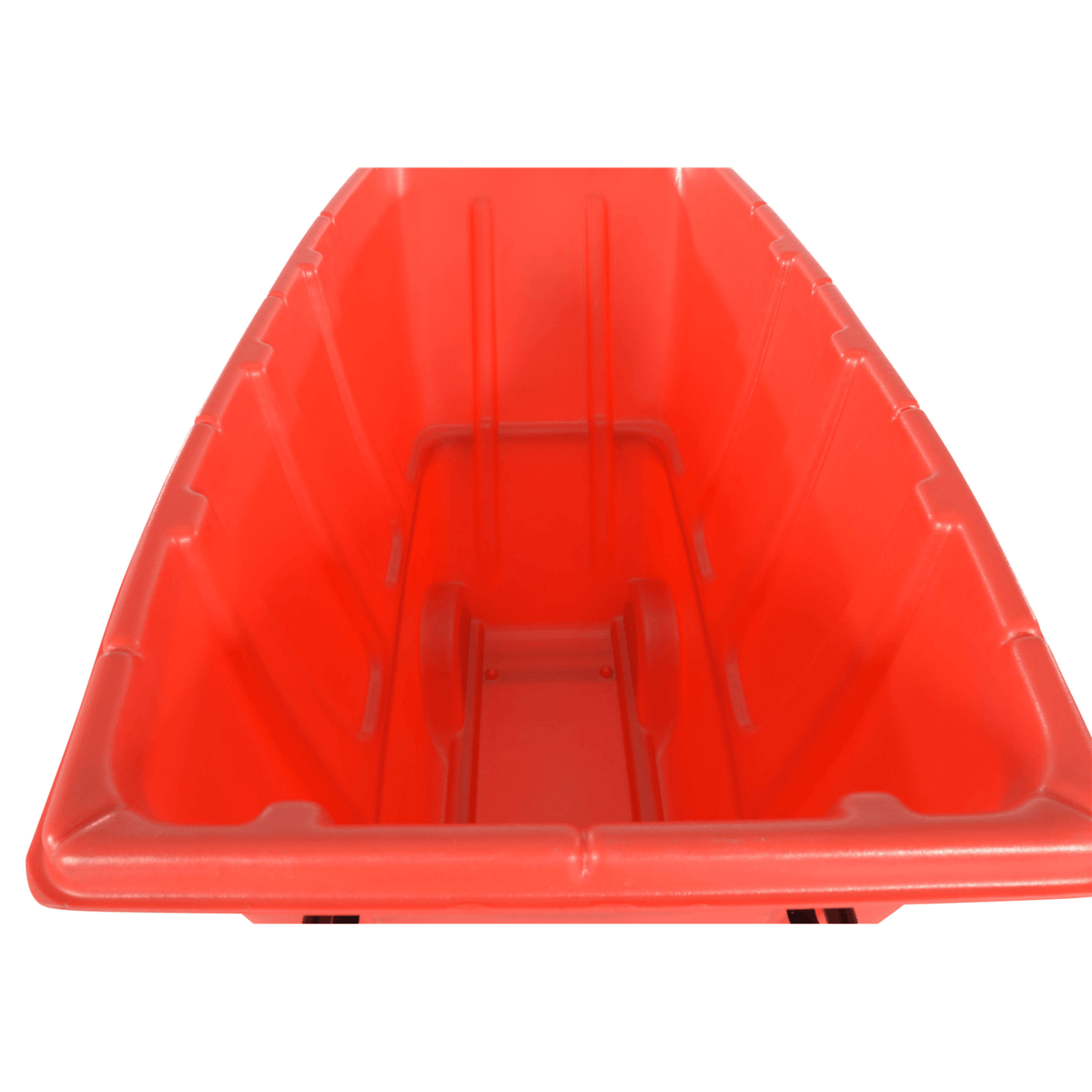 Vestil Plastic Medium Duty Tilt Truck 1 Cubic Yard 1250 Lb. Capacity Red TDT-100-MD-RED