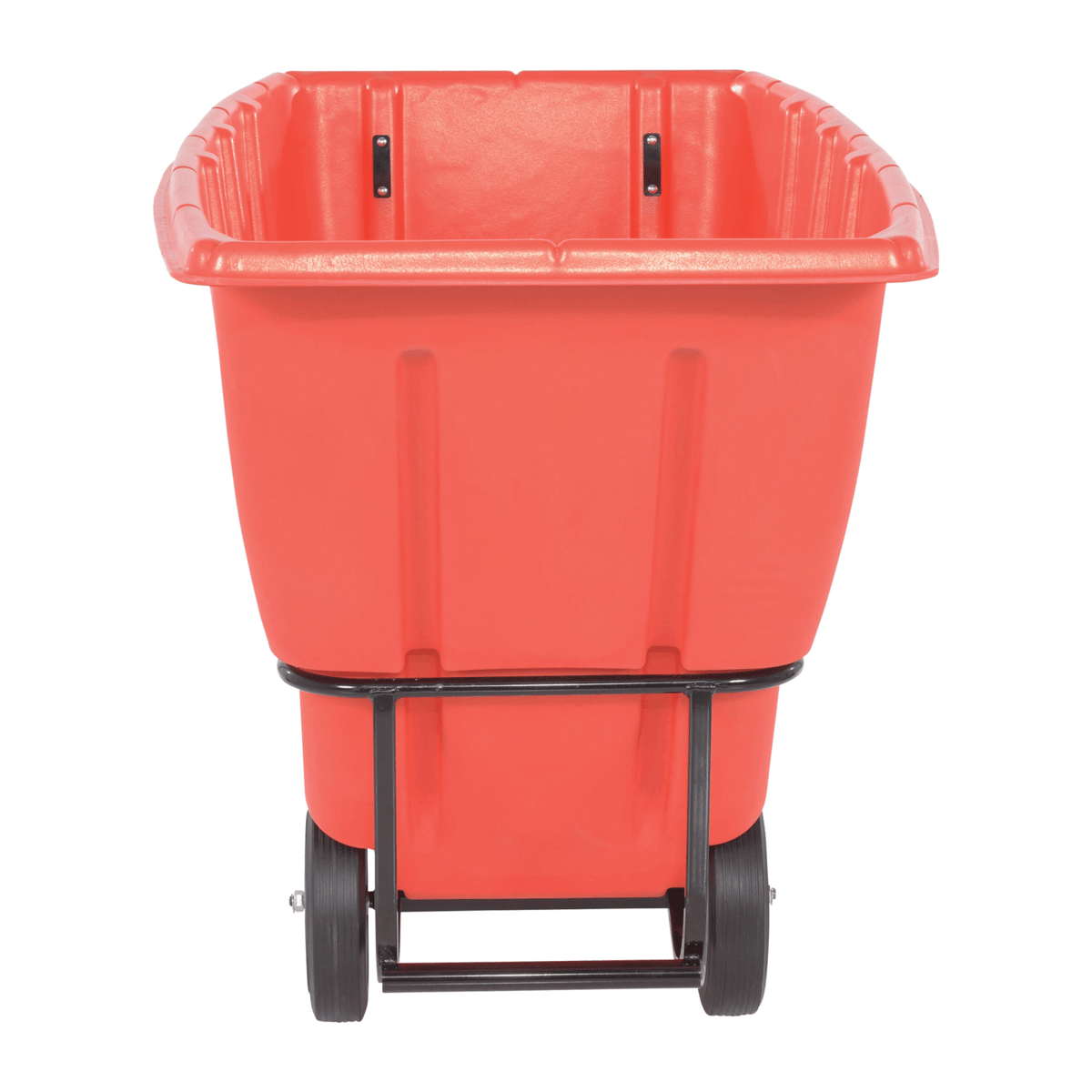 Vestil Plastic Medium Duty Tilt Truck 1 Cubic Yard 1250 Lb. Capacity Red TDT-100-MD-RED