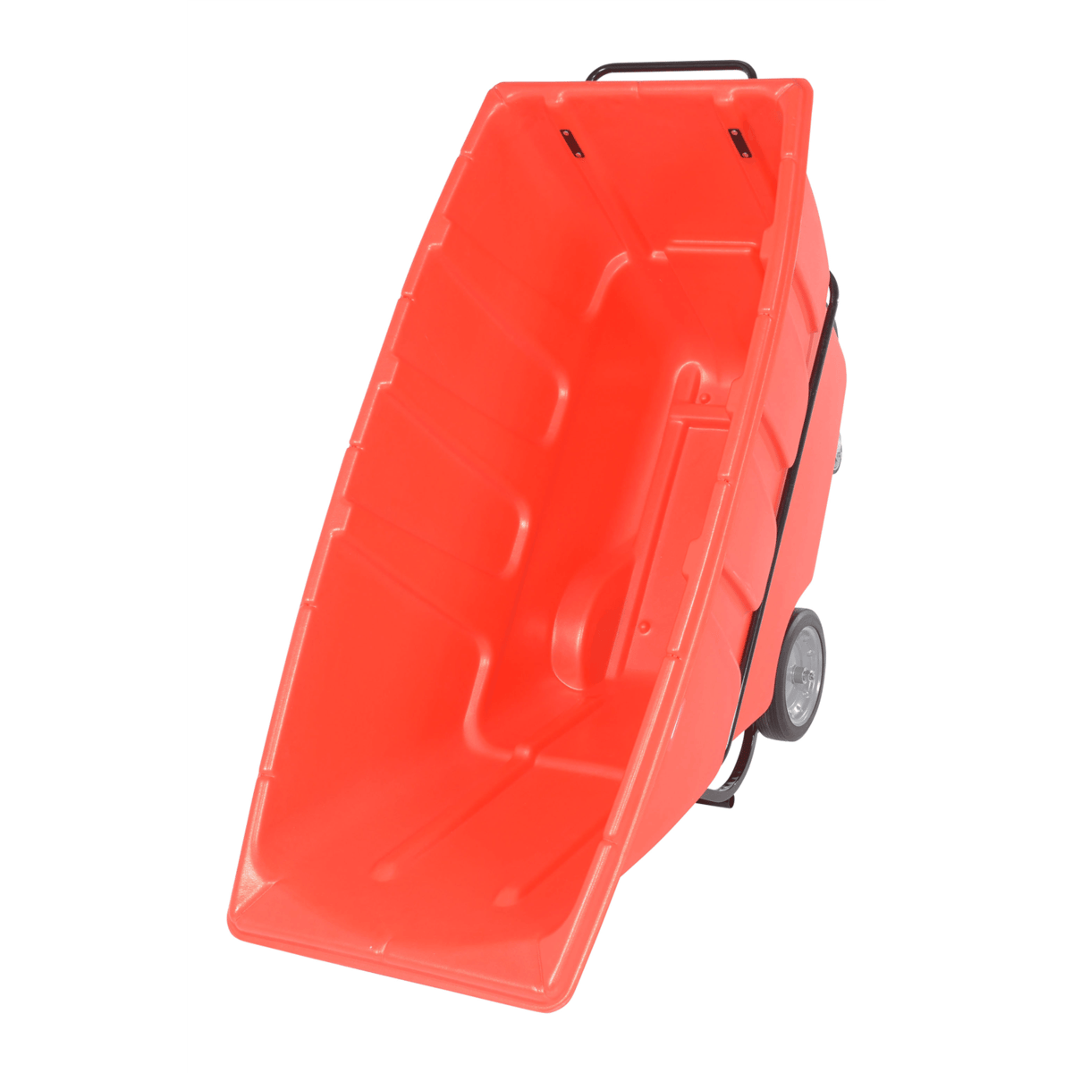 Vestil Plastic Medium Duty Tilt Truck 1 Cubic Yard 1250 Lb. Capacity Red TDT-100-MD-RED