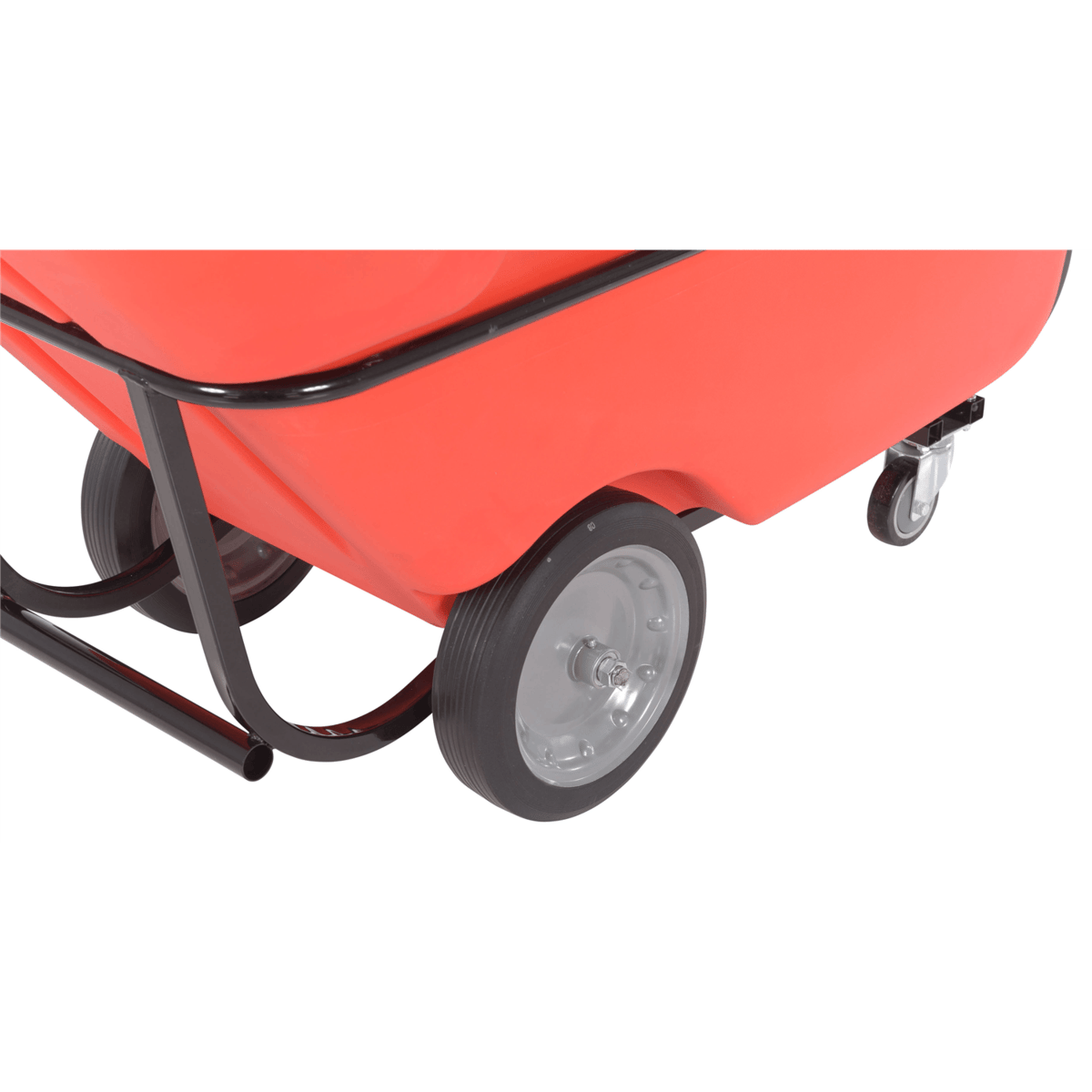 Vestil Plastic Medium Duty Tilt Truck 1 Cubic Yard 1250 Lb. Capacity Red TDT-100-MD-RED