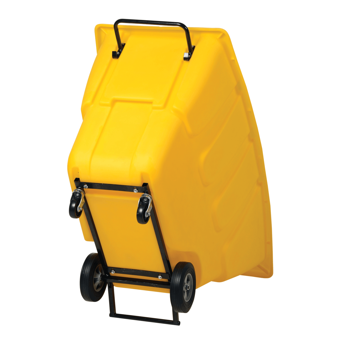 Vestil Plastic Medium Duty Tilt Truck 1 Cubic Yard 1250 Lb. Capacity Yellow TDT-100-MD-YELLOW