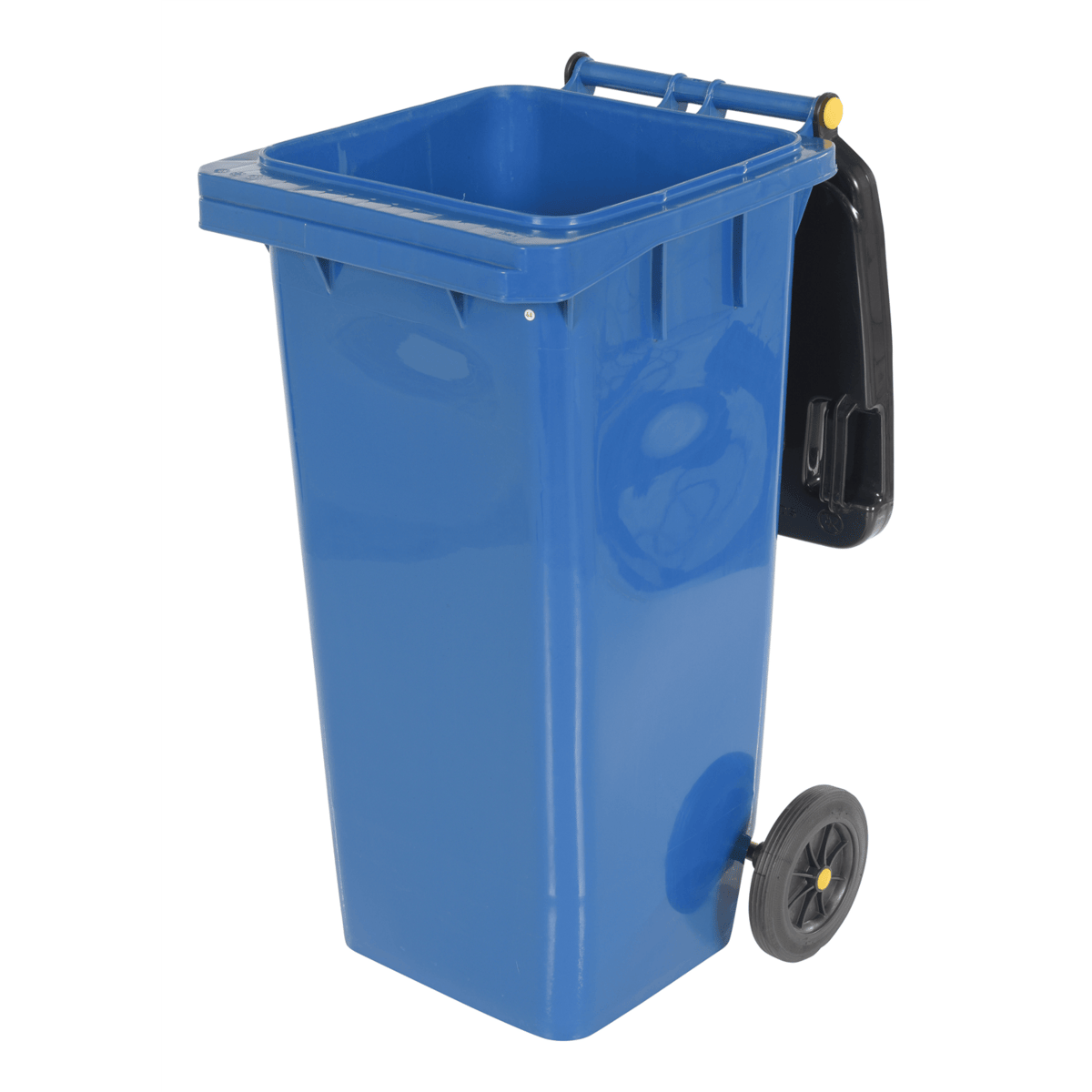 Vestil High Density Polyethylene 32 Gallon Trash Can Blue TH-32-BLU