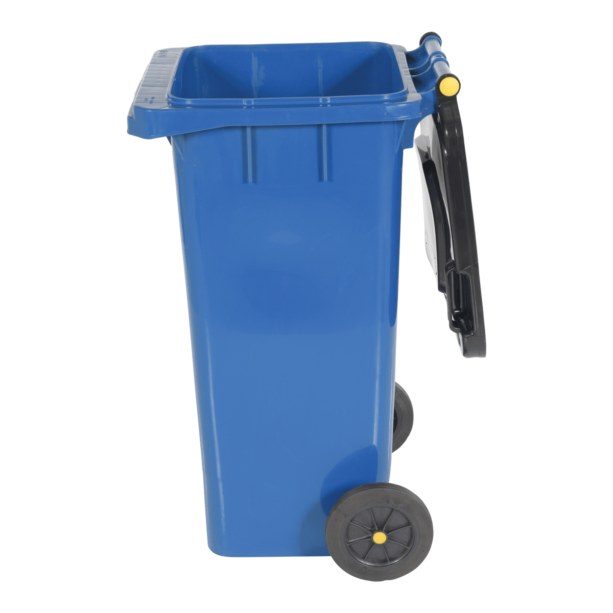 Vestil High Density Polyethylene 32 Gallon Trash Can Blue TH-32-BLU