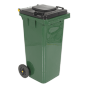 Vestil High Density Polyethylene 32 Gallon Trash Can Green TH-32-GRN