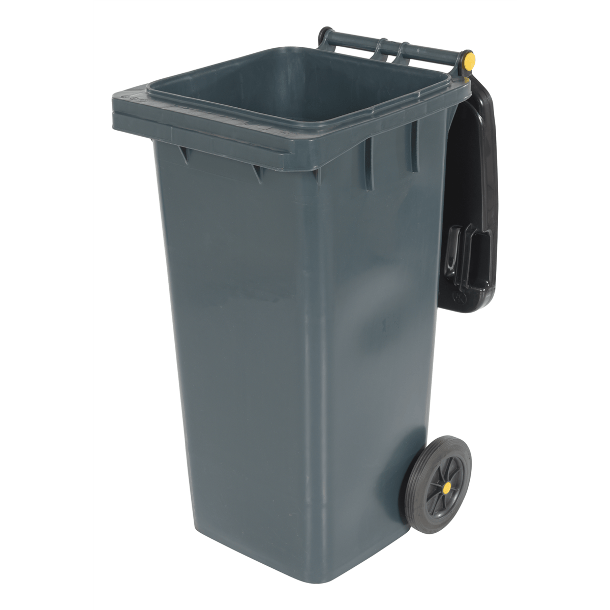 Vestil High Density Polyethylene 32 Gallon Trash Can Gray TH-32-GY