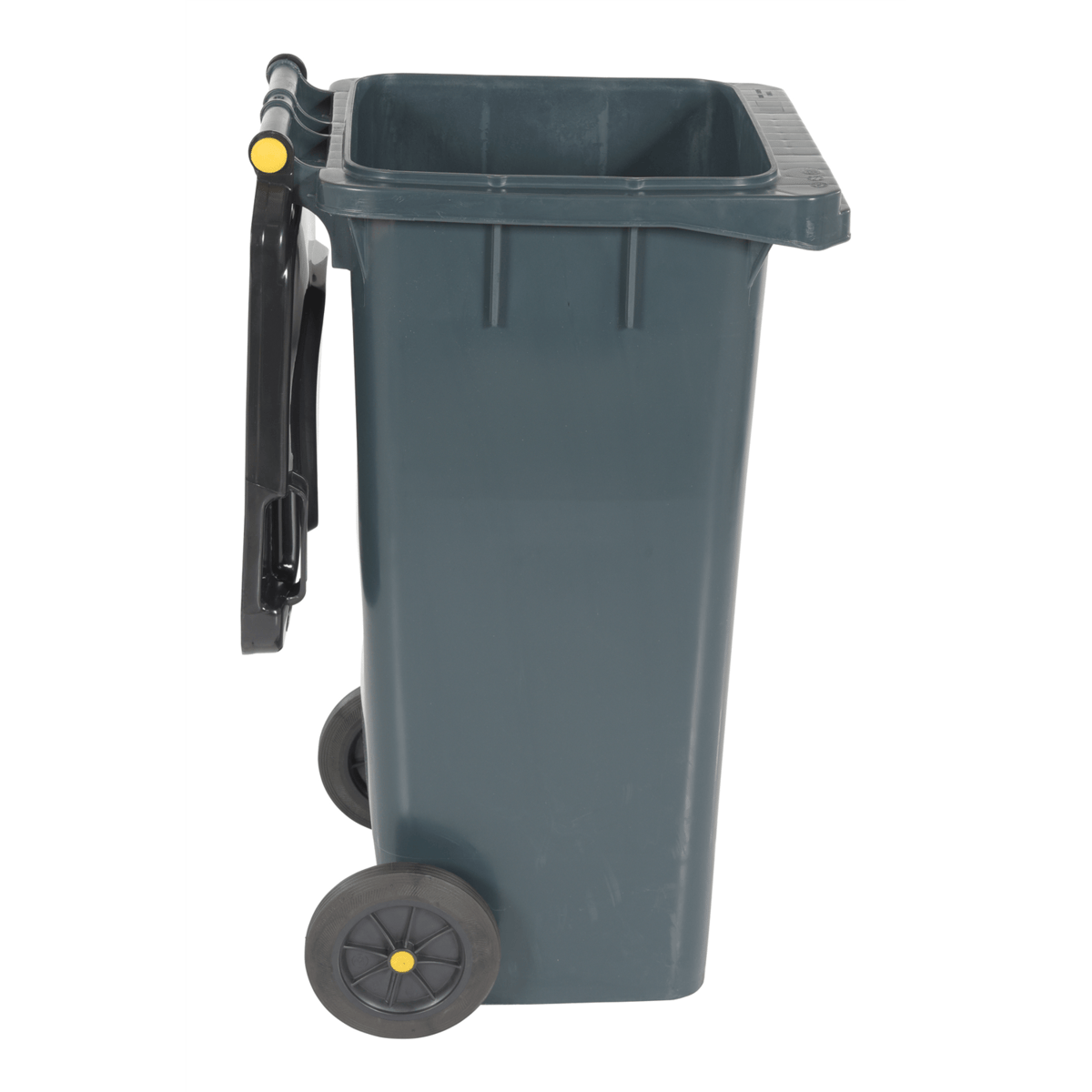 Vestil High Density Polyethylene 32 Gallon Trash Can Gray TH-32-GY