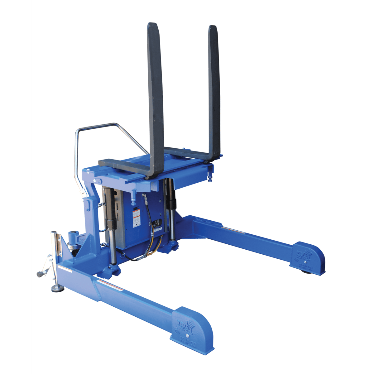 Vestil Steel Tilt Master Straddle DC Powered 12V 2,000 Lb. Capacity Blue TMS-20-DC
