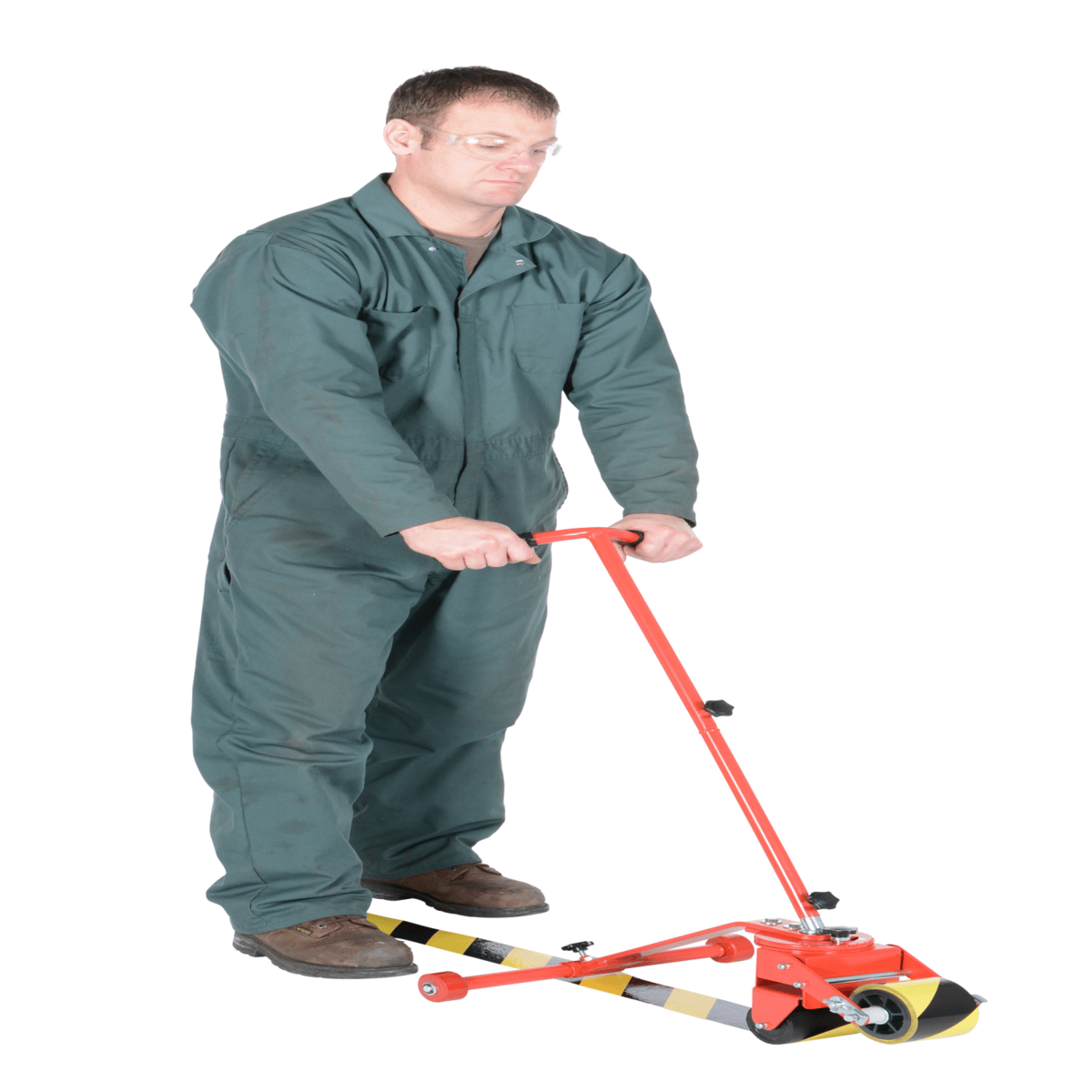 Vestil Steel Floor Tape Applicator 7 In. Maximum Roll Red TPA-20