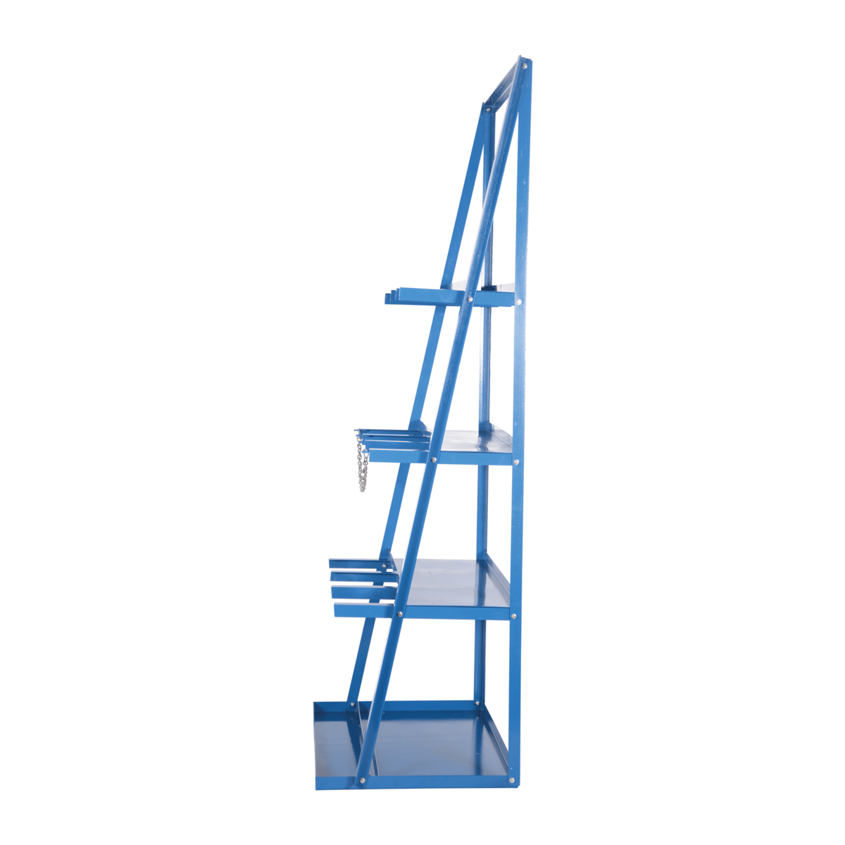 Vestil Steel Vertical Bar Rack 39.375 x 24.125 x 84 3,000 Lb. Capacity Blue VBR-9