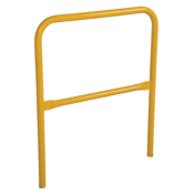 Vestil Steel Safety Railing 3 Ft. Length Yellow VDKR-3