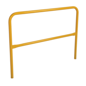 Vestil Steel Safety Railing 5 Ft. Length Yellow VDKR-5
