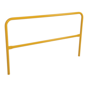 Vestil Steel Safety Railing 6 Ft. Length Yellow VDKR-6