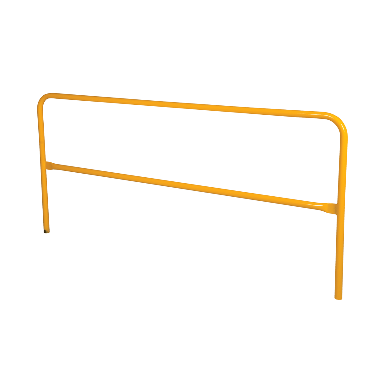 Vestil Steel Safety Railing 6 Ft. Length Yellow VDKR-6