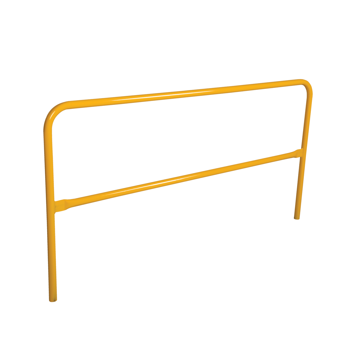 Vestil Steel Safety Railing 7 Ft. Length Yellow VDKR-7