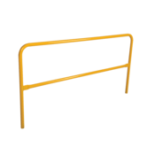 Vestil Steel Safety Railing 7 Ft. Length Yellow VDKR-7
