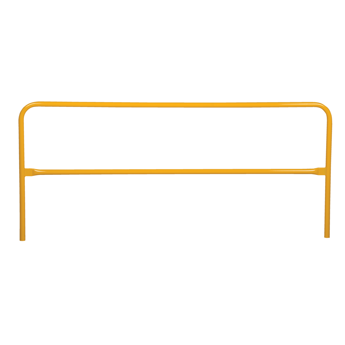 Vestil Steel Safety Railing 8 Ft. Length Yellow VDKR-8