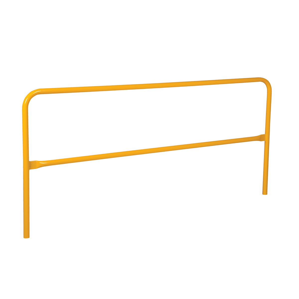Vestil Steel Safety Railing 8 Ft. Length Yellow VDKR-8