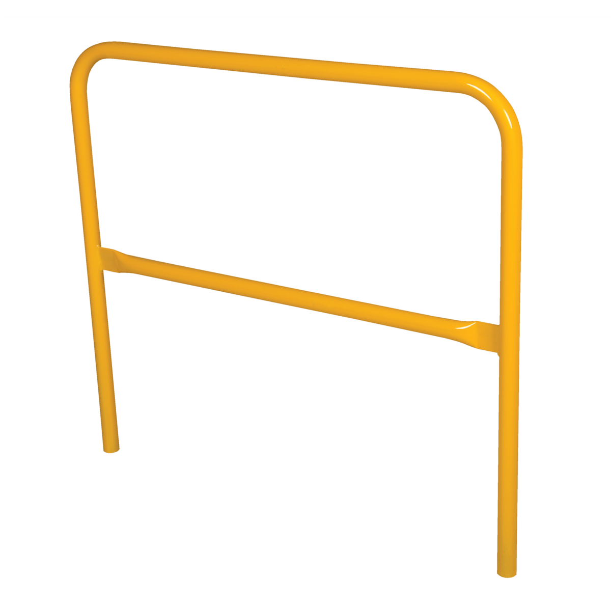 Vestil Steel Safety Railing 4 Ft. Length Yellow VDKR-4