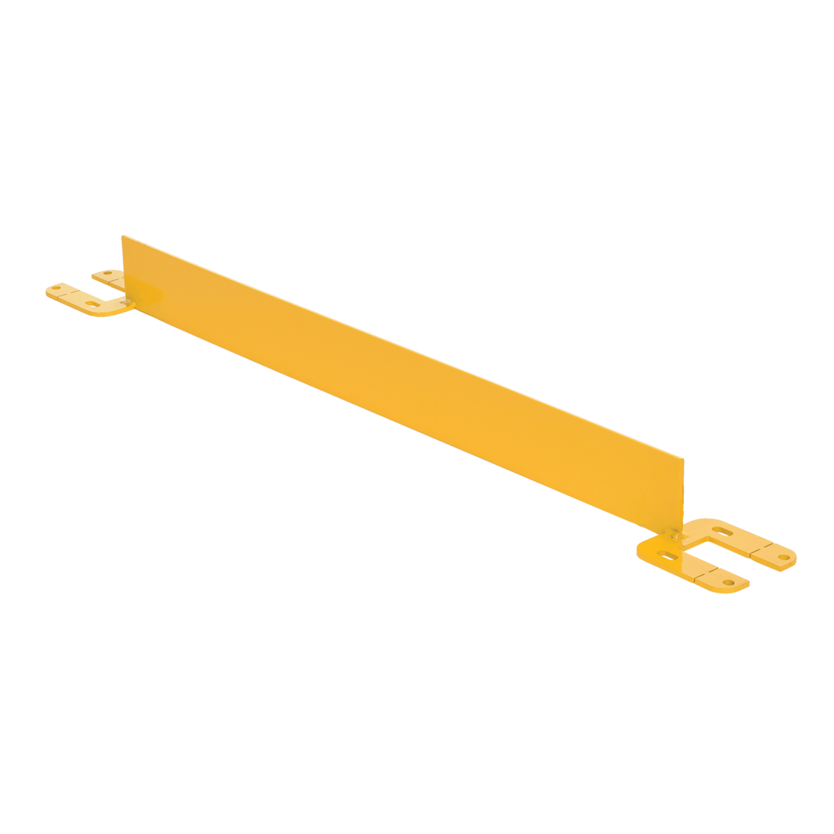 Vestil Steel Toe Board for pipe Safety Railing 4 Ft. Length Yellow VDKR-4-TB