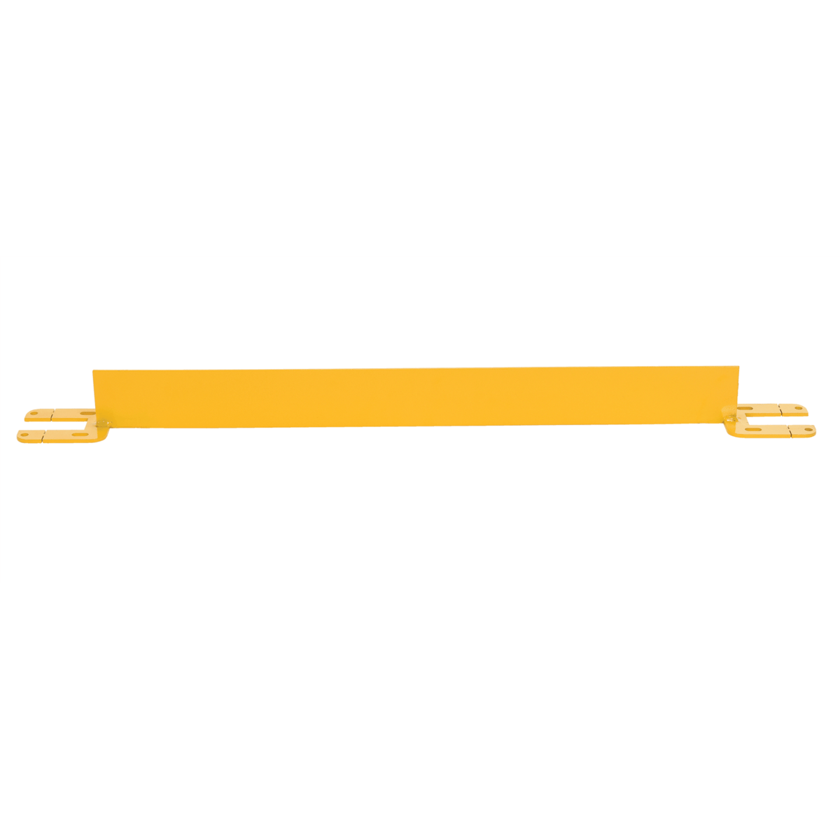 Vestil Steel Toe Board for pipe Safety Railing 4 Ft. Length Yellow VDKR-4-TB