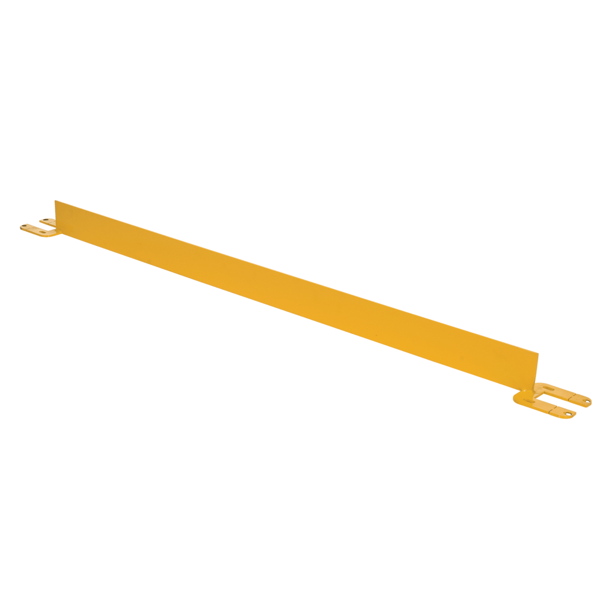 Vestil Steel Toe Board for pipe Safety Railing 6 Ft. Length Yellow VDKR-6-TB