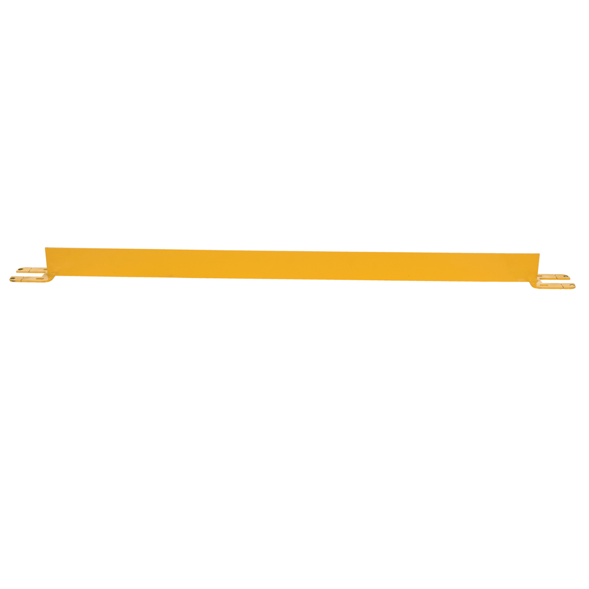 Vestil Steel Toe Board for pipe Safety Railing 6 Ft. Length Yellow VDKR-6-TB