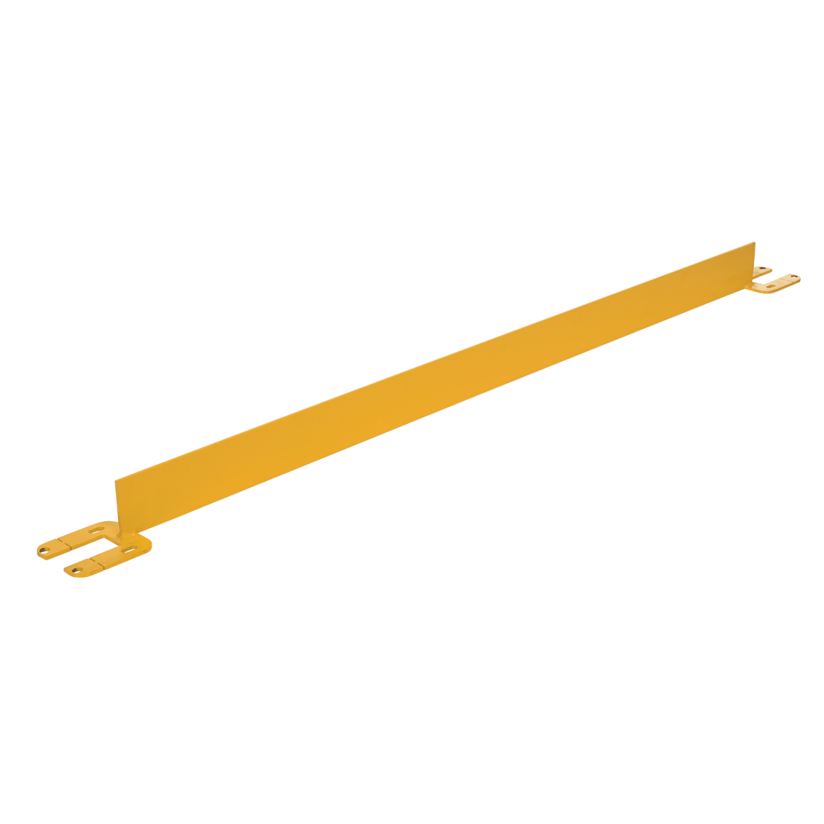 Vestil Steel Toe Board for pipe Safety Railing 7 Ft. Length Yellow VDKR-7-TB