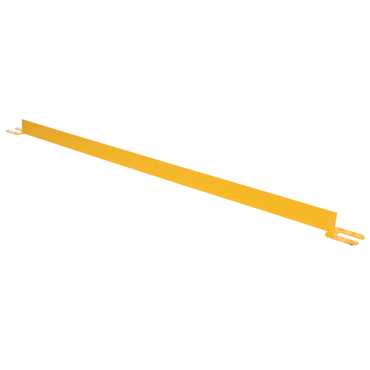 Vestil Steel Toe Board for pipe Safety Railing 8 Ft. Length Yellow VDKR-8-TB