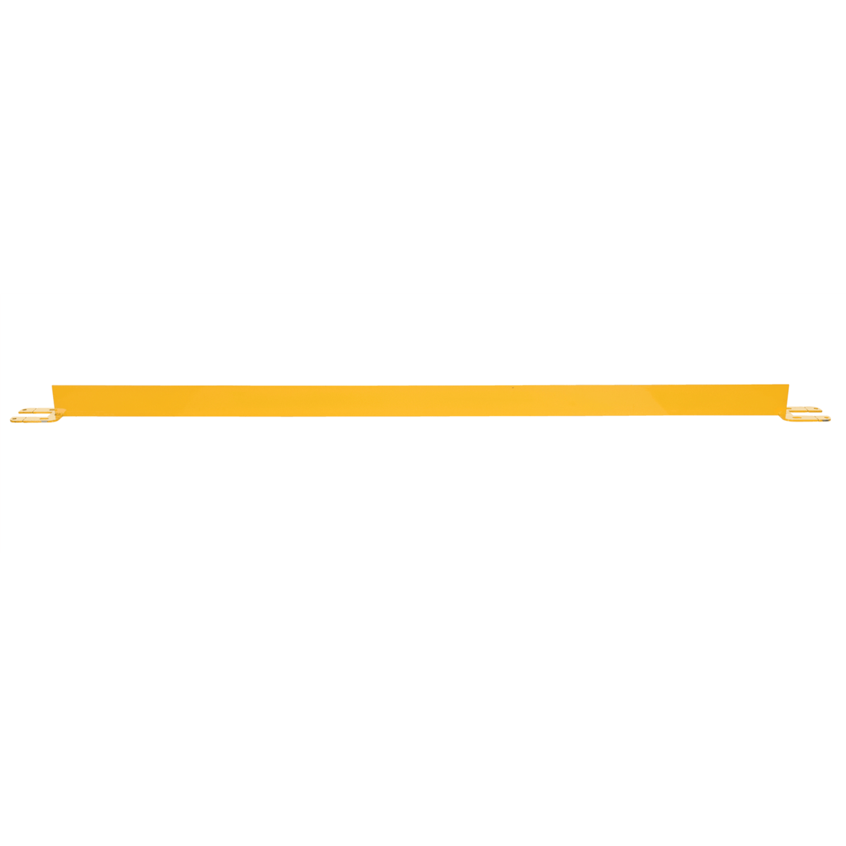 Vestil Steel Toe Board for pipe Safety Railing 8 Ft. Length Yellow VDKR-8-TB