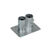 Vestil Steel Double Socket Without Toe Board For VDKR Models Galvinized VDKR-W-102