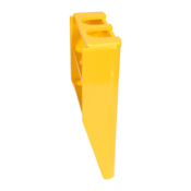 Vestil Wall Mount Bracket for Pipe Safety Railing Yellow VDKR-VM2
