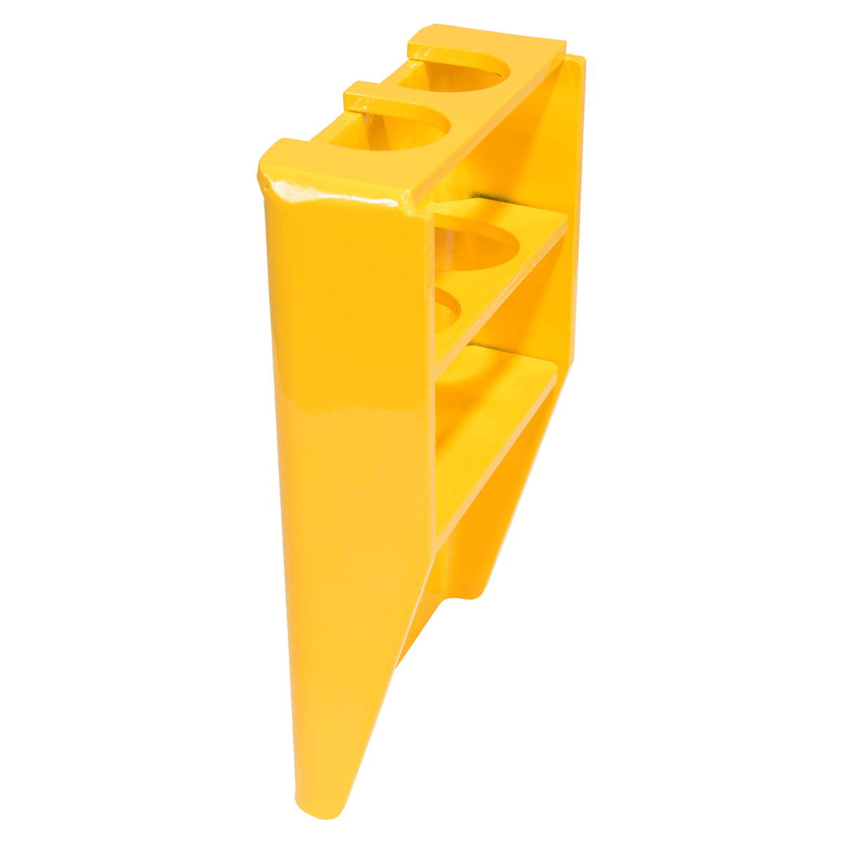 Vestil Wall Mount Bracket for Pipe Safety Railing Yellow VDKR-VM2