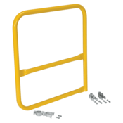 Vestil Steel Pipe Safety Railing Gate B-Shaped 36 In. x 36 in. Yellow VDKR-G3-B