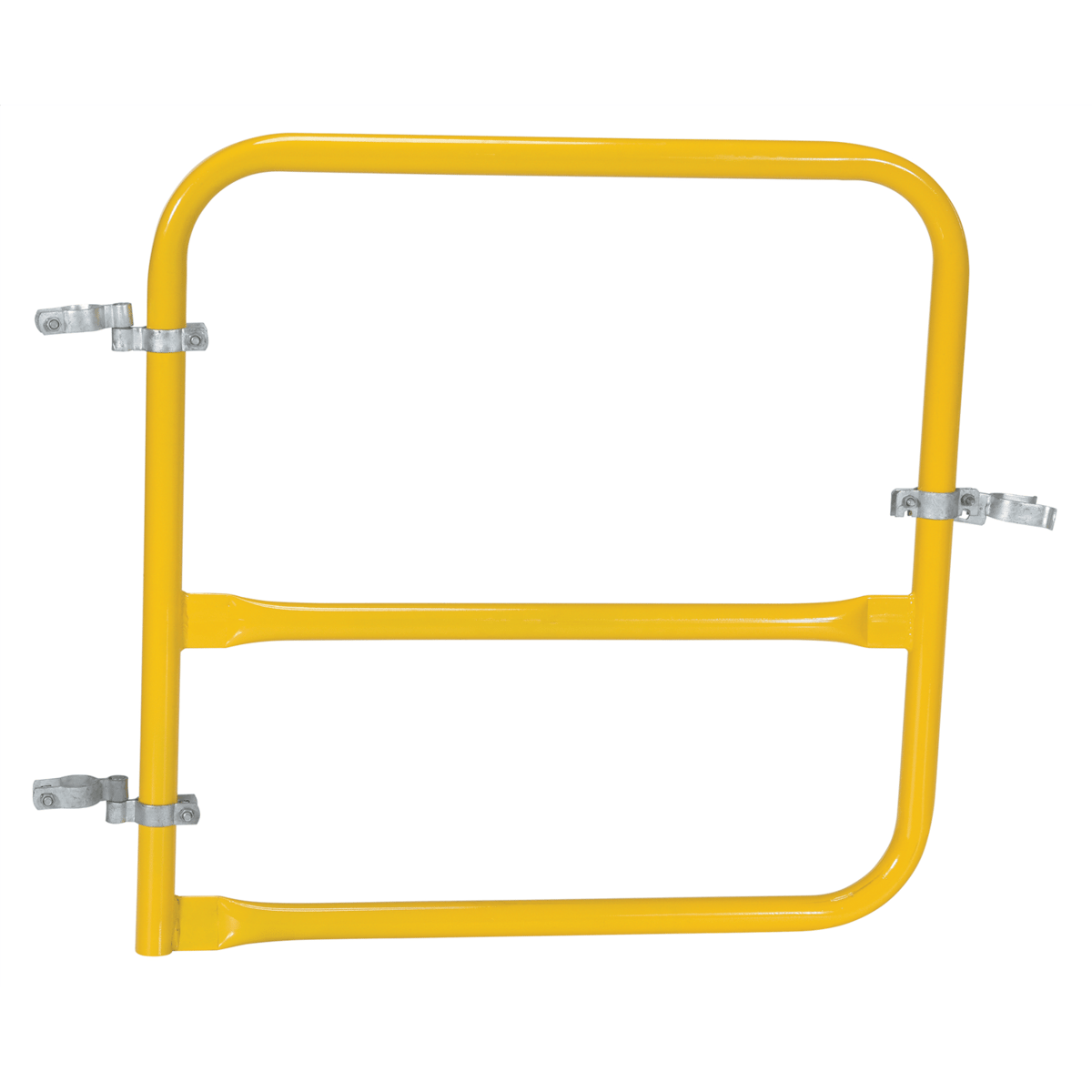Vestil Steel Pipe Safety Railing Gate B-Shaped 36 In. x 36 in. Yellow VDKR-G3-B